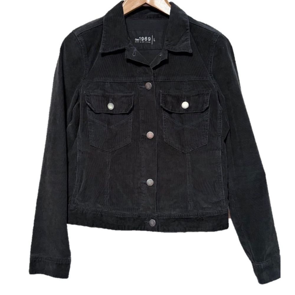 Vintage GAP 1969 Corduroy Cotton Stretch Jean Jacket Size L